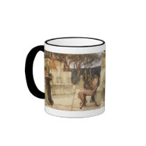 Alma Tadema's Sappho and Alcaeus mugs by MasterpieceCafe Alma Tadema's Sappho and Alcaeus mugs