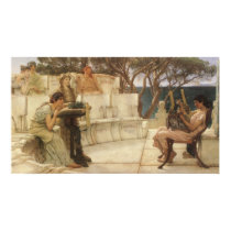 Alma Tadema's Sappho and Alcaeus posters