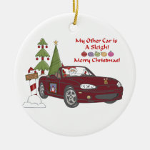 ALMC-Santa's Sleigh-Copper ornaments