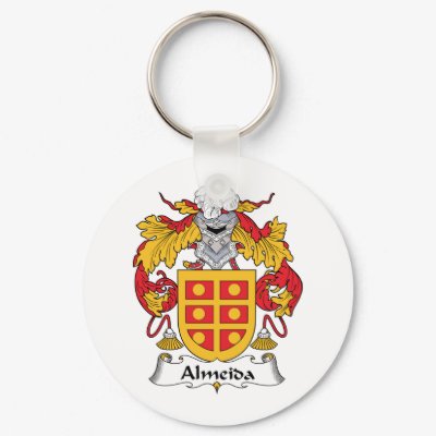 Almeida Family Crest Key Chain by coatsofarms