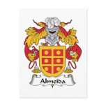 Almeida Family Crest Post Card