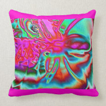Almohada abstracta vibrante