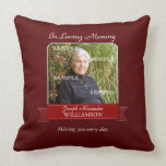 Almohada conmemorativa de MoJo del americano de la