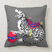 Almohada de tiro del tigre del carrusel
