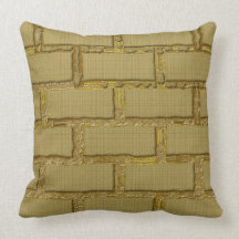 Almohada de tiro elegante del modelo del ladrillo