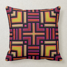 Almohada de tiro geométrica del modelo