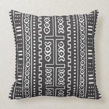 Almohada del modelo de Mudcloth