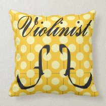 Almohada del violín almohadas