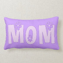 Almohada floral de MoJo del americano de la mamá