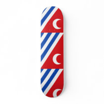Almonacid De La Sierra, Spain flag Skate Boards