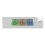 Almond-Al-Mo-Nd-Aluminium-Molybdenum-Neodymium Bumper Sticker