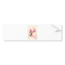 Almond blooms kind bumper sticker