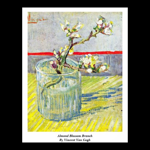 Almond Blossom Branch By Vincent Van Gogh Poster
