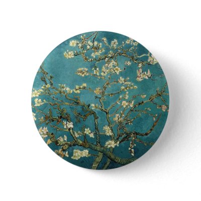 Almond Blossom Button by vintage_gift_shop