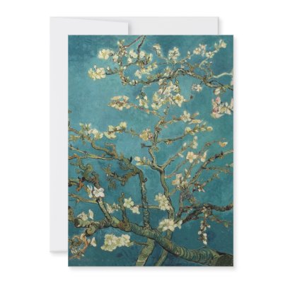 Almond Blossom Invitation by vintage_gift_shop