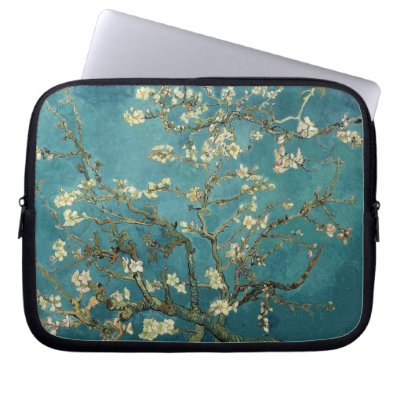 Almond Blossom Laptop Sleeve by vintage_gift_shop