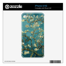 Almond Blossoms iPhone 4/4S Skin Skins For The iPhone 4S