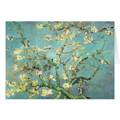 Almond Branches In Bloom, Vincent Van Gogh Greeting Cards by masterpiecesofart