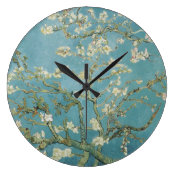 Almond tree in blossom by Vincent Van Gogh Clocks