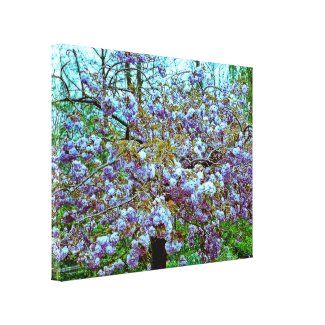 Almond Tree in Monet's Garden zazzle_wrappedcanvas