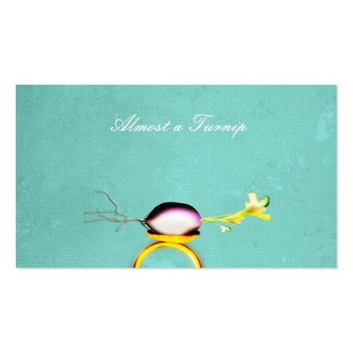 Almost a Turnip Optional Old Background Color Business Card Templates