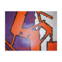 Almost-canvas painting postcards