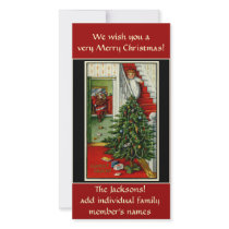Almost Caught Christmas Card photo cards