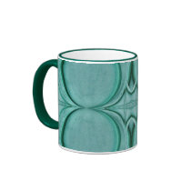 almost circles turquoise mugs