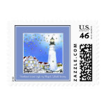 "Almost Dawn on Christmas Morn" postage