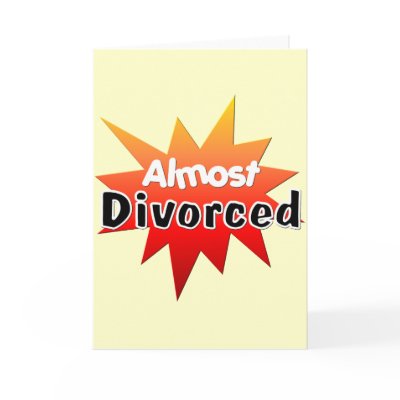 Almost Divorced Greeting Cards by cooltees