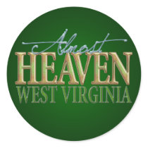 Almost Heaven West Virginia_2 stickers by Curious_Dreams Almost Heaven West Virginia_2 stickers