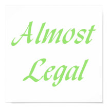 Almost Legal posters