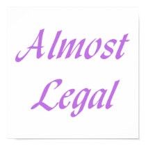 Almost Legal posters