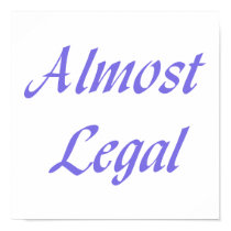 Almost Legal posters