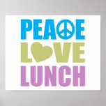 Almuerzo del amor de la paz posters