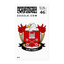 Almy Family Crest stamps