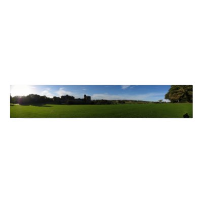 Alnwick Castle Panoramic Poster by meikleman