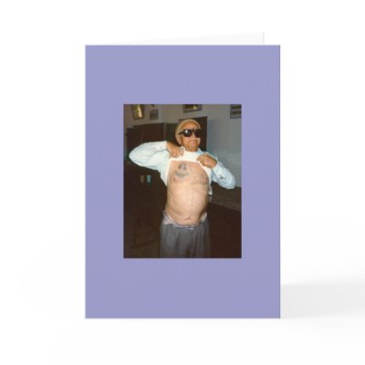 Aloba's Tattoo Greeting Card by Chayyah