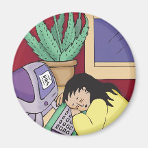 Aloe Vera Fridge Magnet