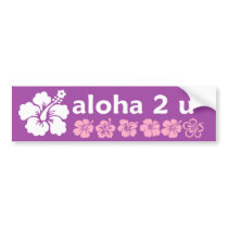 aloha 2 u sticker