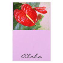 Aloha Anthurium Stationery