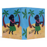 Aloha Black Labrador binders