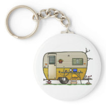 Aloha Camper Trailer Key Chain