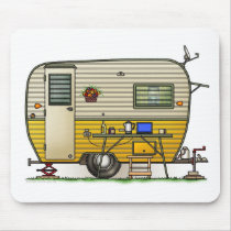 Aloha Camper Trailer Mouse Pad