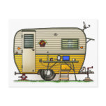 Aloha Camper Trailer Postcard