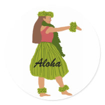 Aloha dancer, Aloha stickers