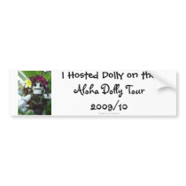 Aloha Dolly Tour 2009 bumper stickers by DianeCass Aloha Dolly Tour 2009 bumper stickers