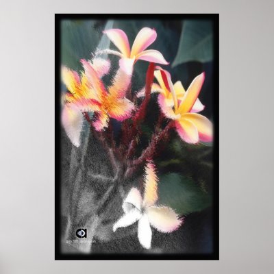 Aloha Floral Poster by redposterboy
