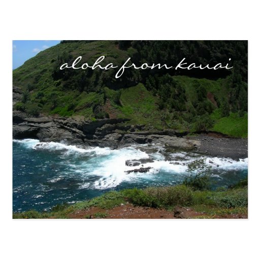 aloha from kauai postcard Zazzle