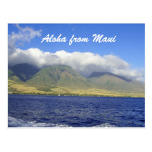 Aloha from Maui Hawaii Post Card